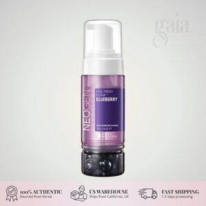 NEOGEN Dermalogy Real Fresh Foam Blueberry 160g – Gentle Hydrating Cleanser